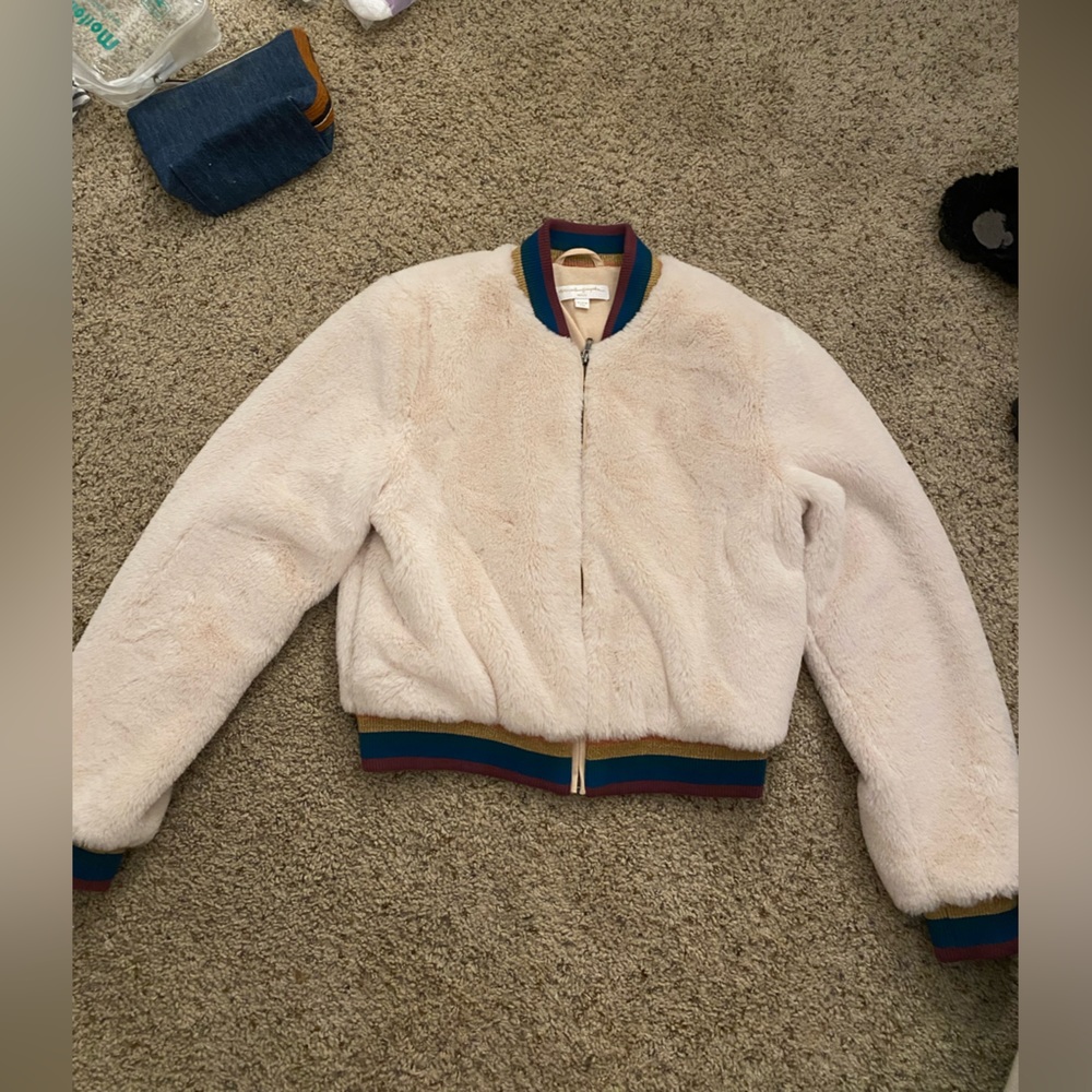 SUPER soft, furry spiritual gangster zip up